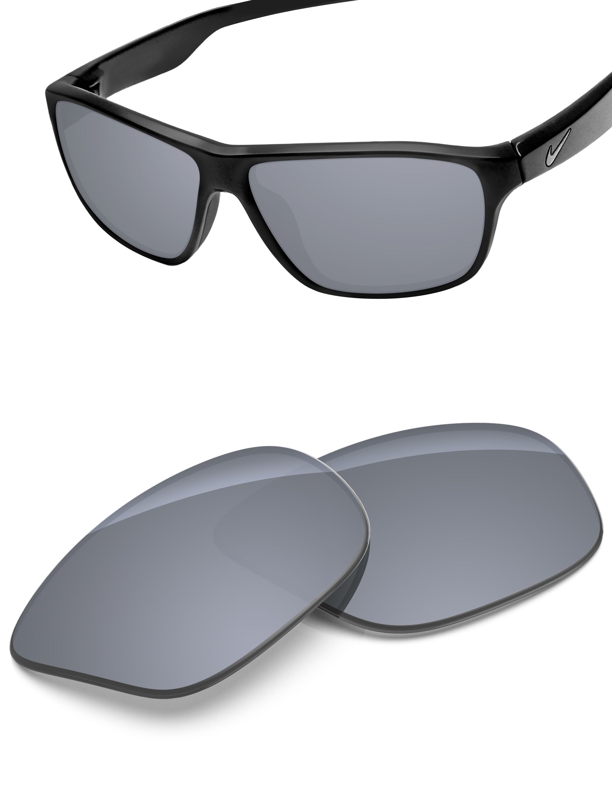 Silver Metallic FlashMirror™-Non-Polarized