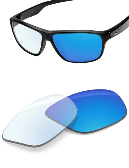 Sky Blue FlashMirror™ Photochromic-Non-Polarized