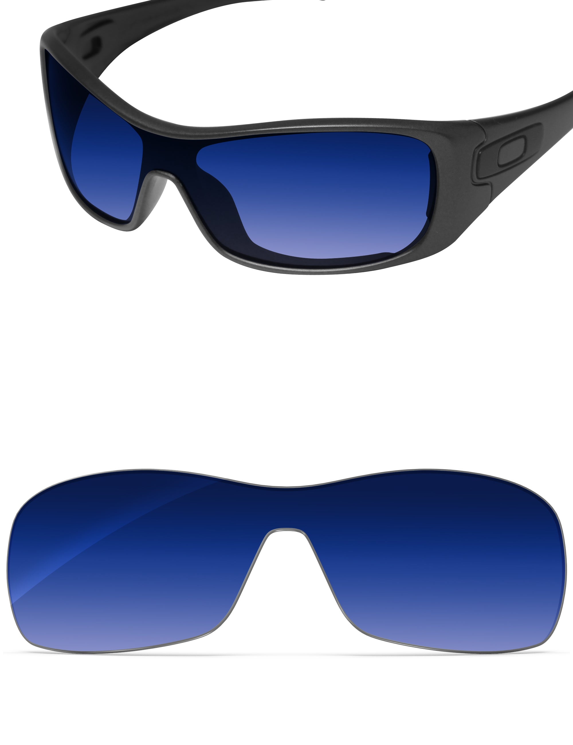 Aqua Blue Gradient-Non-Polarized