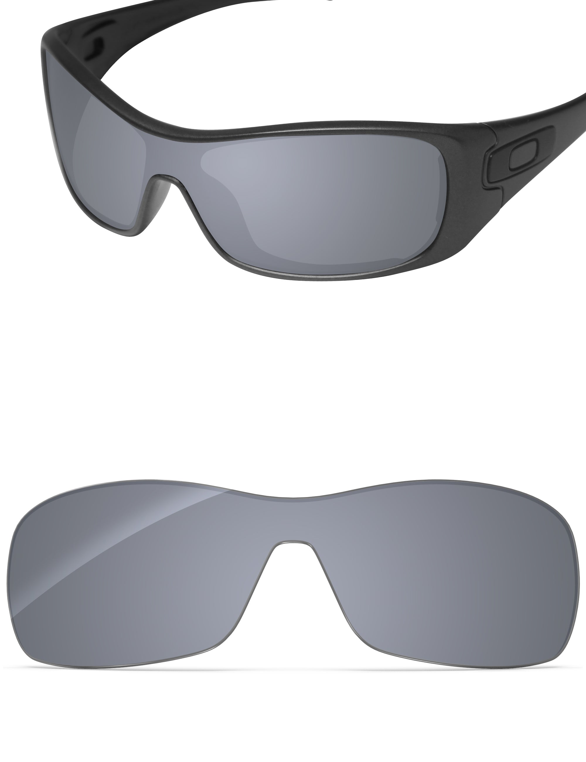 Silver Metallic FlashMirror™-Non-Polarized