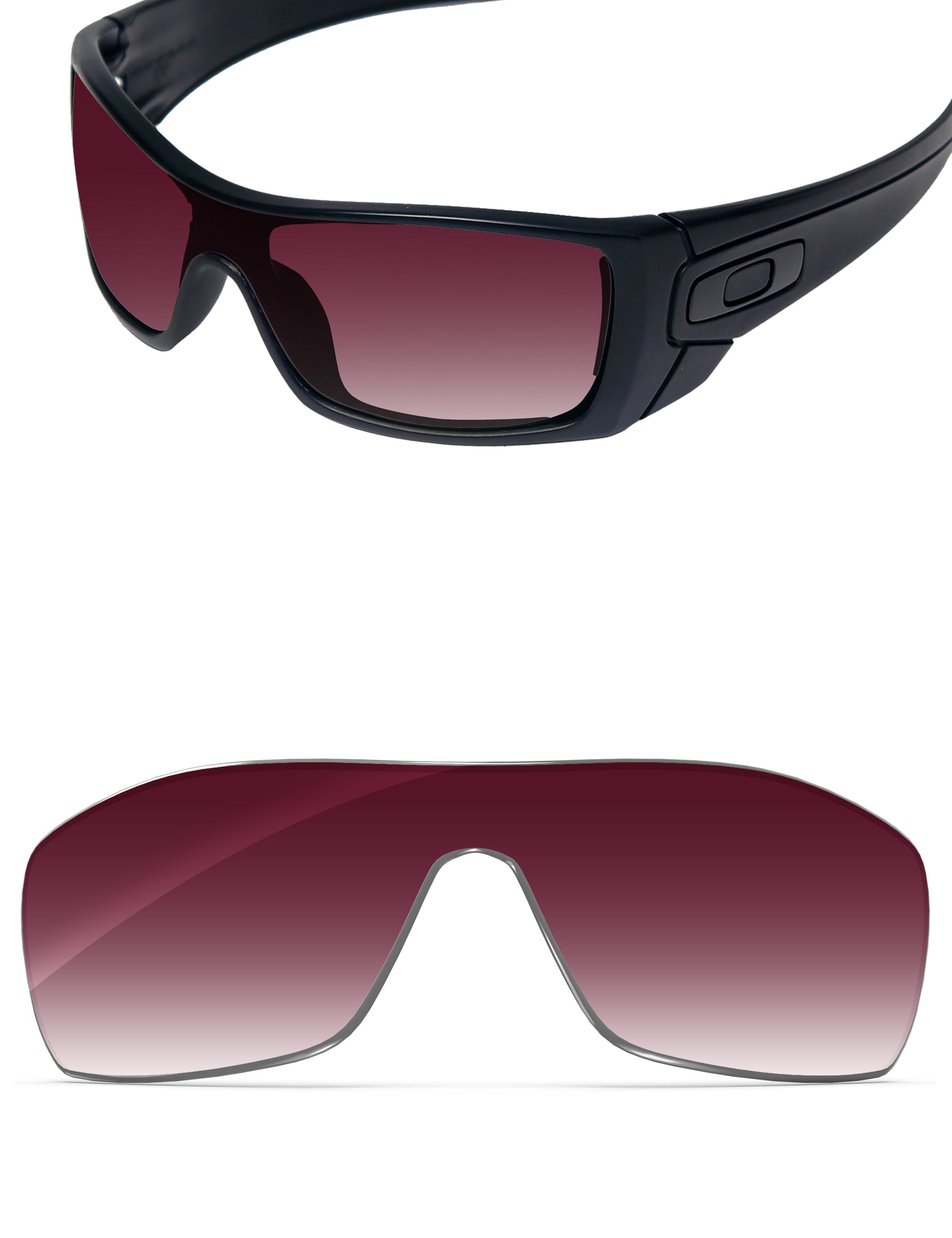 Wine Red Gradient-Non-Polarized