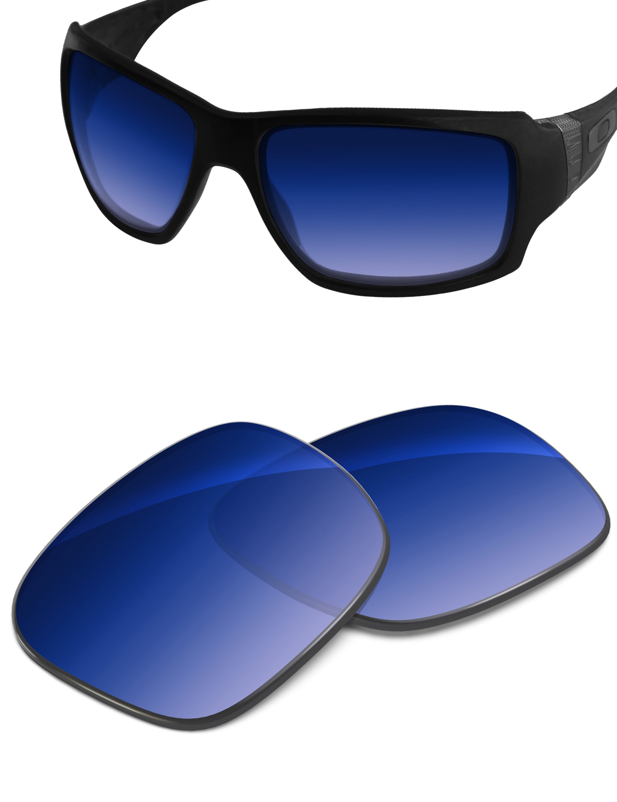 Aqua Blue Gradient-Non-Polarized