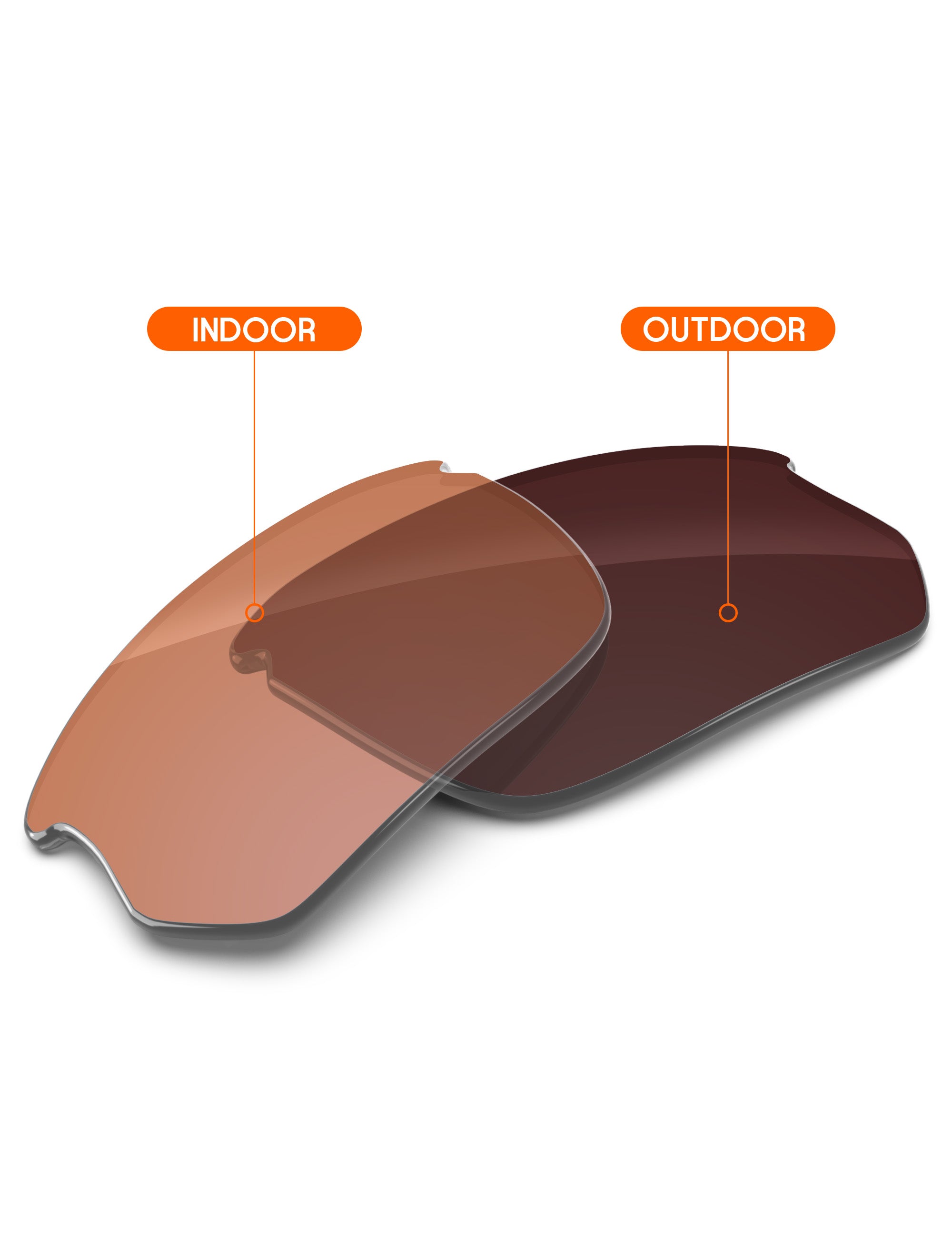 Orange Tint Photochromic-Non-Polarized