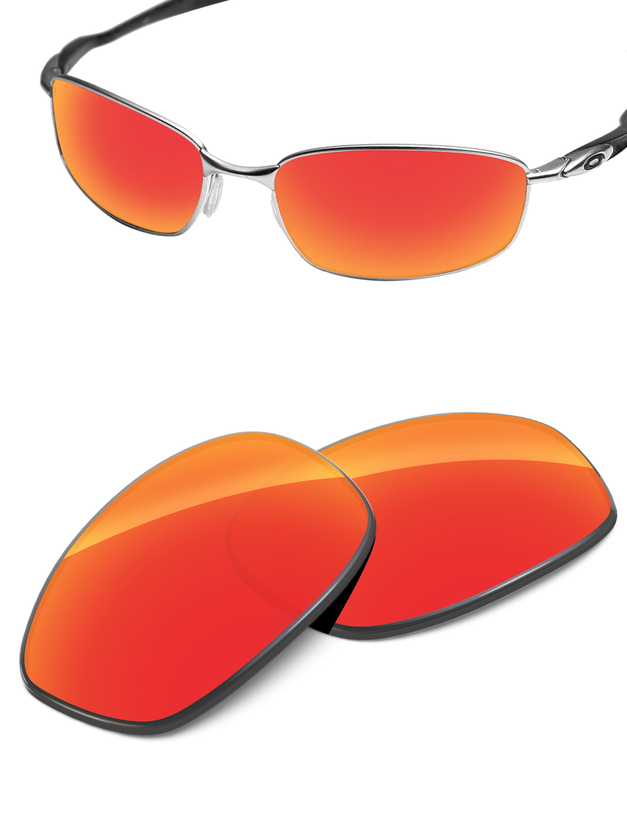 Fire Red FlashMirror™-Non-Polarized
