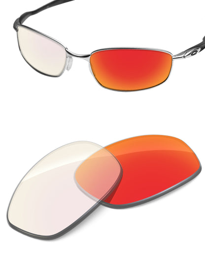 Fire Red FlashMirror™ Photochromic-Non-Polarized