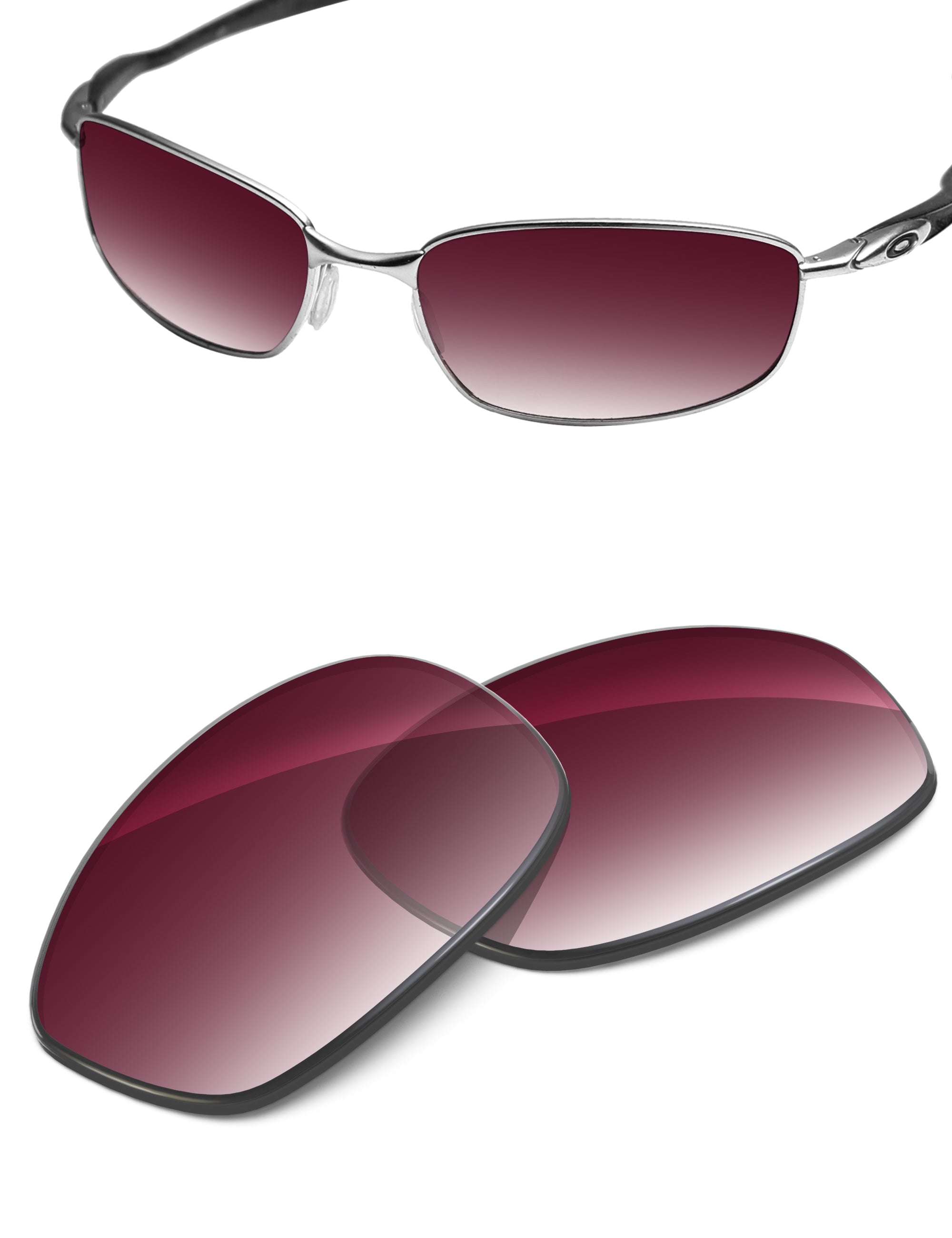 Wine Red Gradient-Non-Polarized