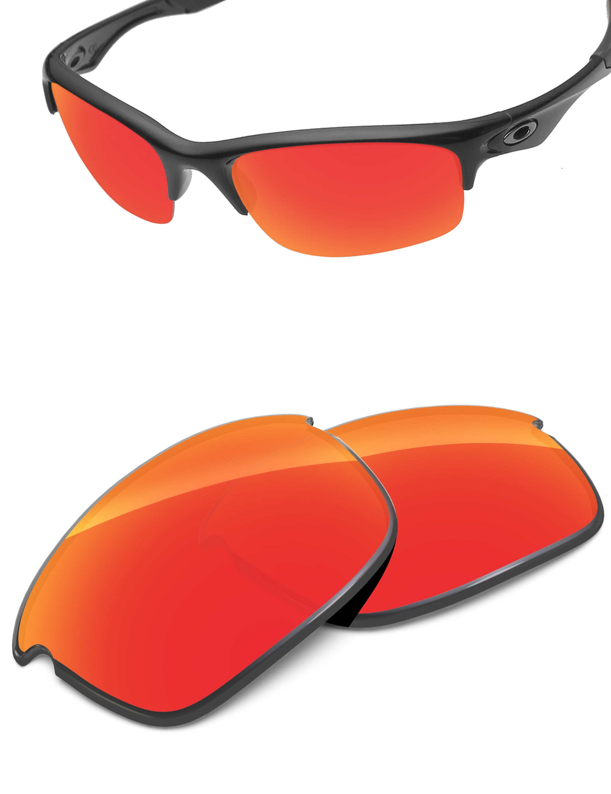 Fire Red FlashMirror™-Non-Polarized