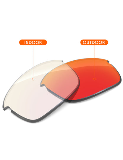 Fire Red FlashMirror™ Photochromic-Non-Polarized