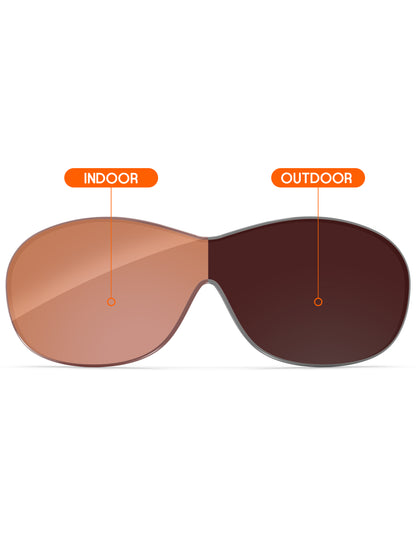 Orange Tint Photochromic-Non-Polarized