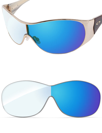 Sky Blue FlashMirror™ Photochromic-Non-Polarized