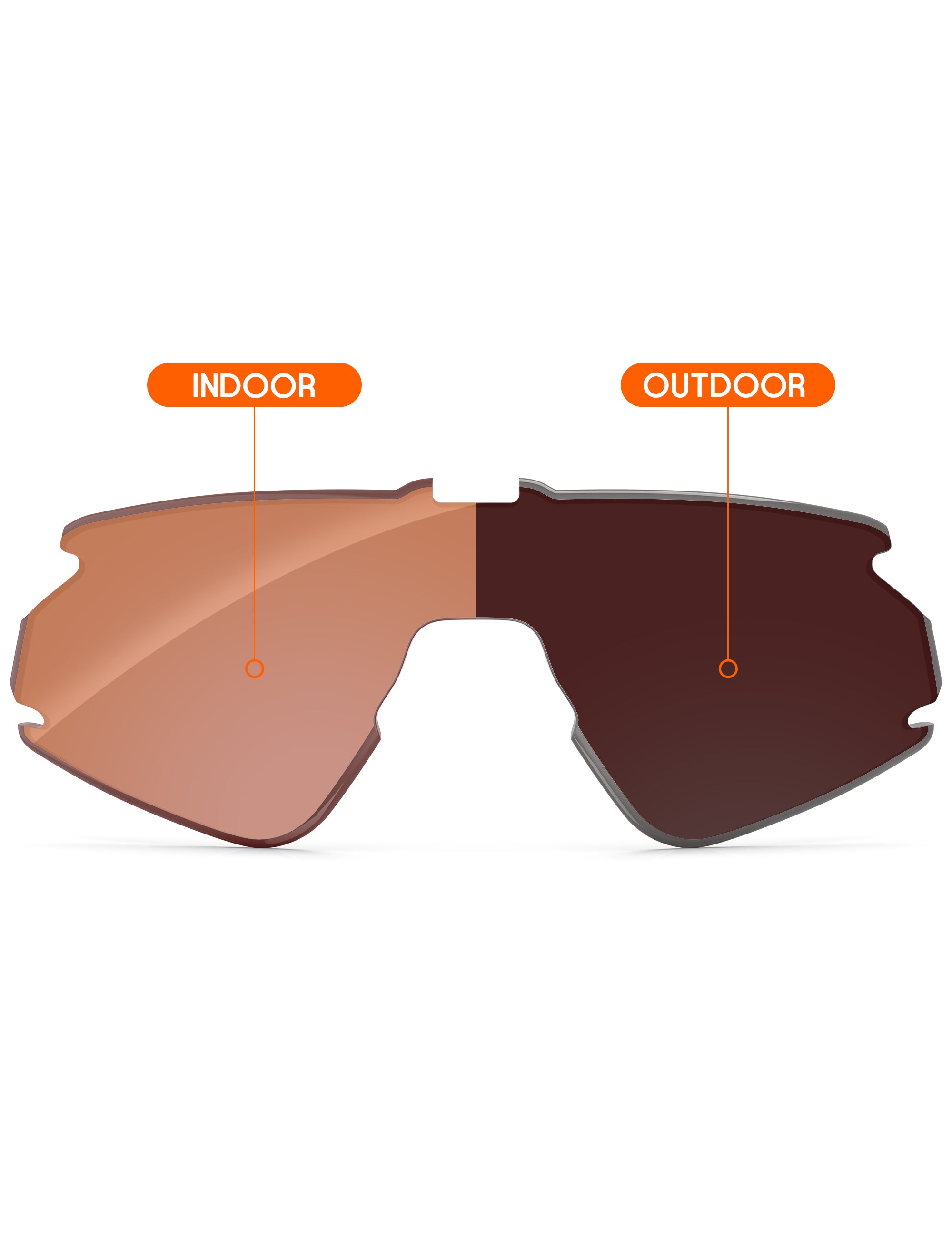 Orange Tint Photochromic-Non-Polarized