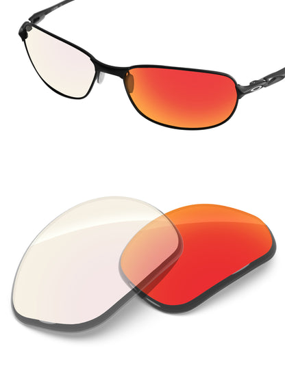 Fire Red FlashMirror™ Photochromic-Non-Polarized