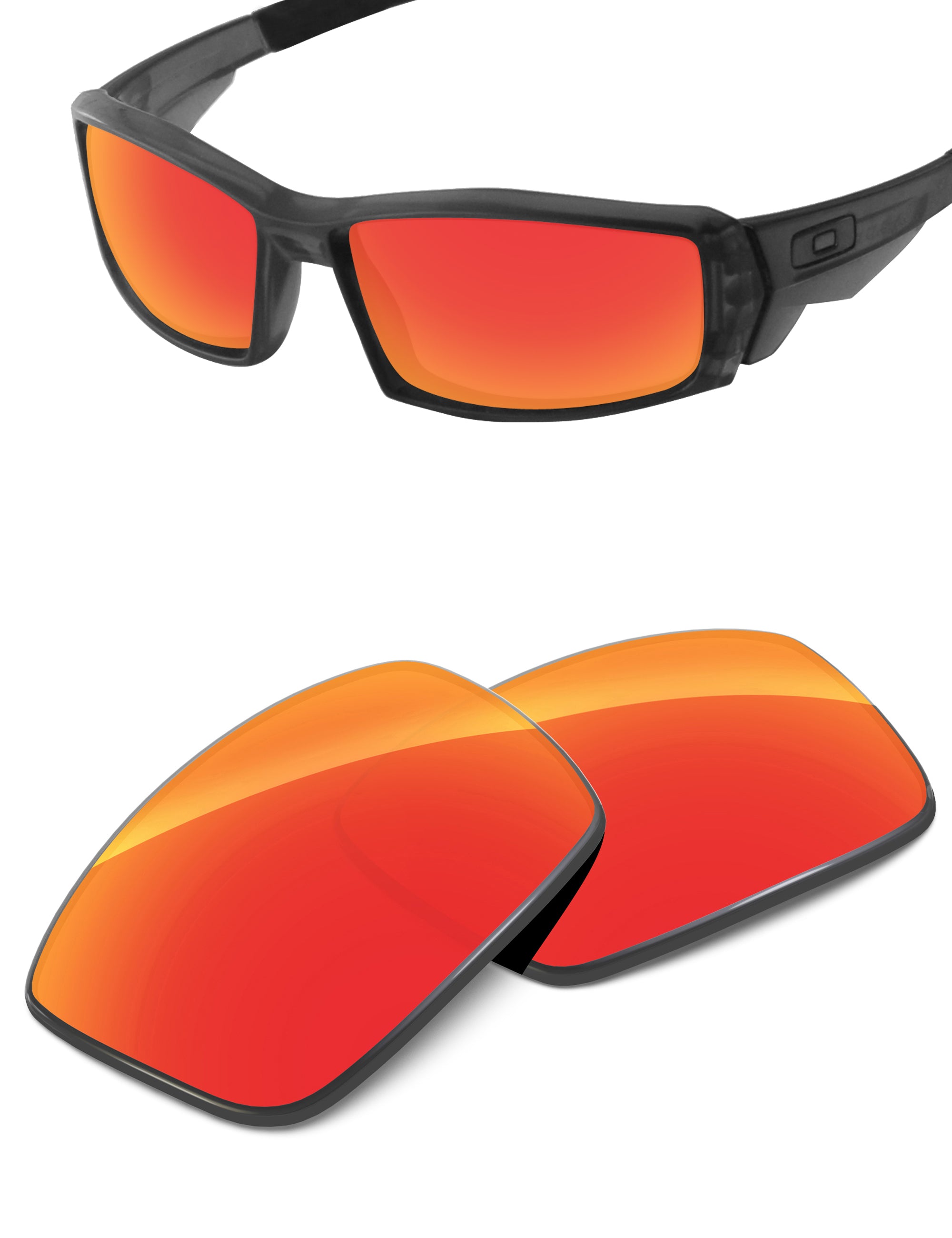 Fire Red FlashMirror™-Non-Polarized