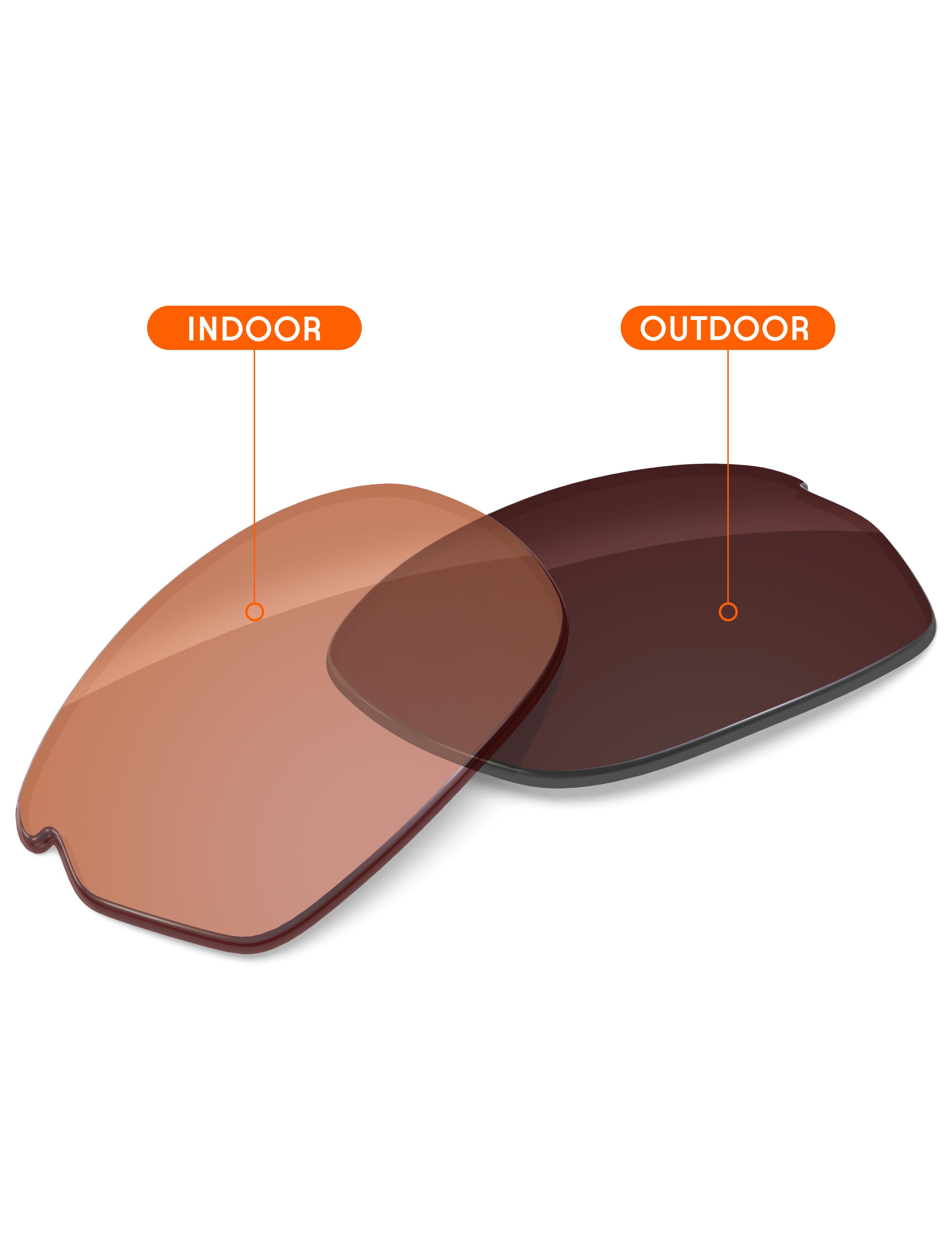 Orange Tint Photochromic-Non-Polarized