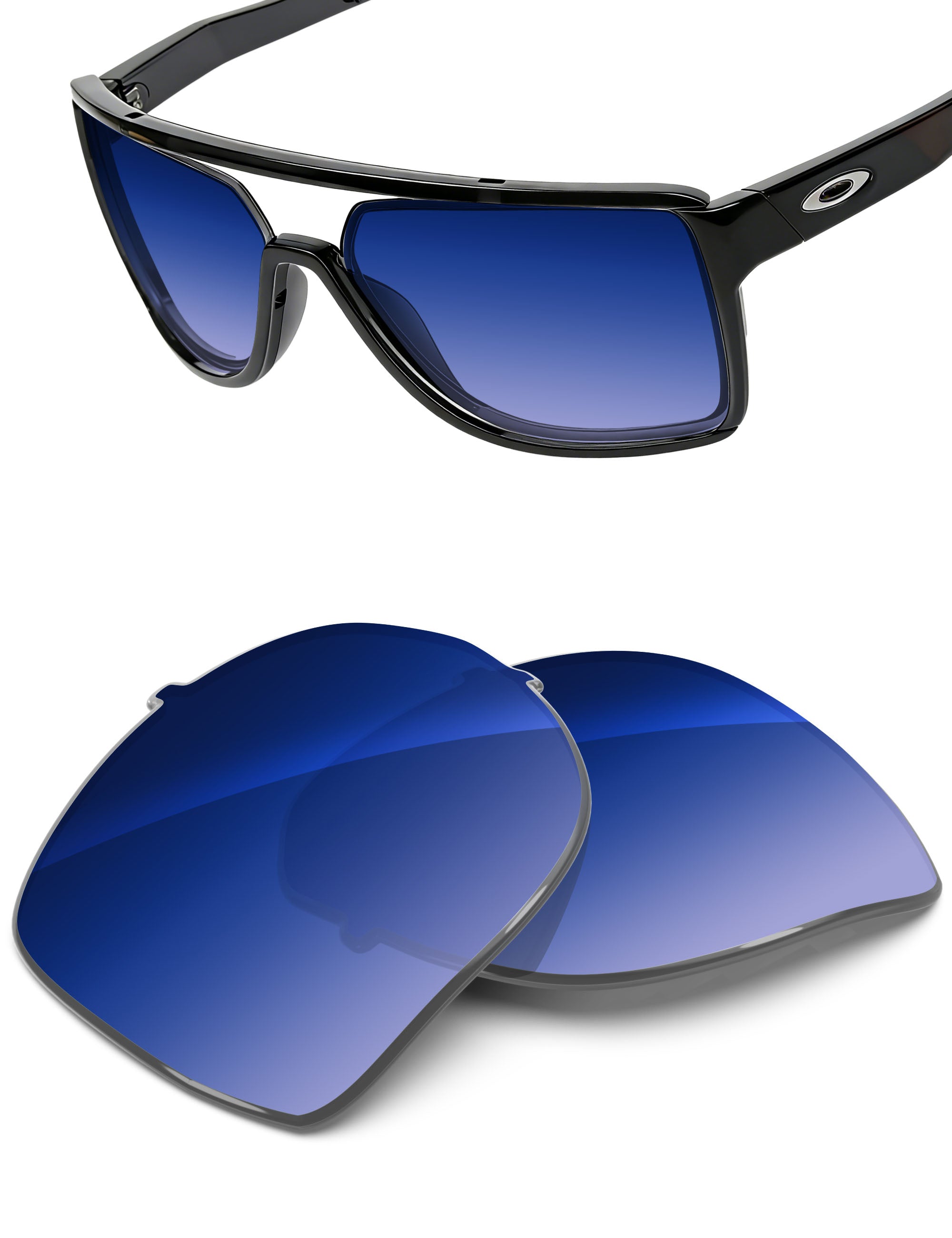 Aqua Blue Gradient-Non-Polarized