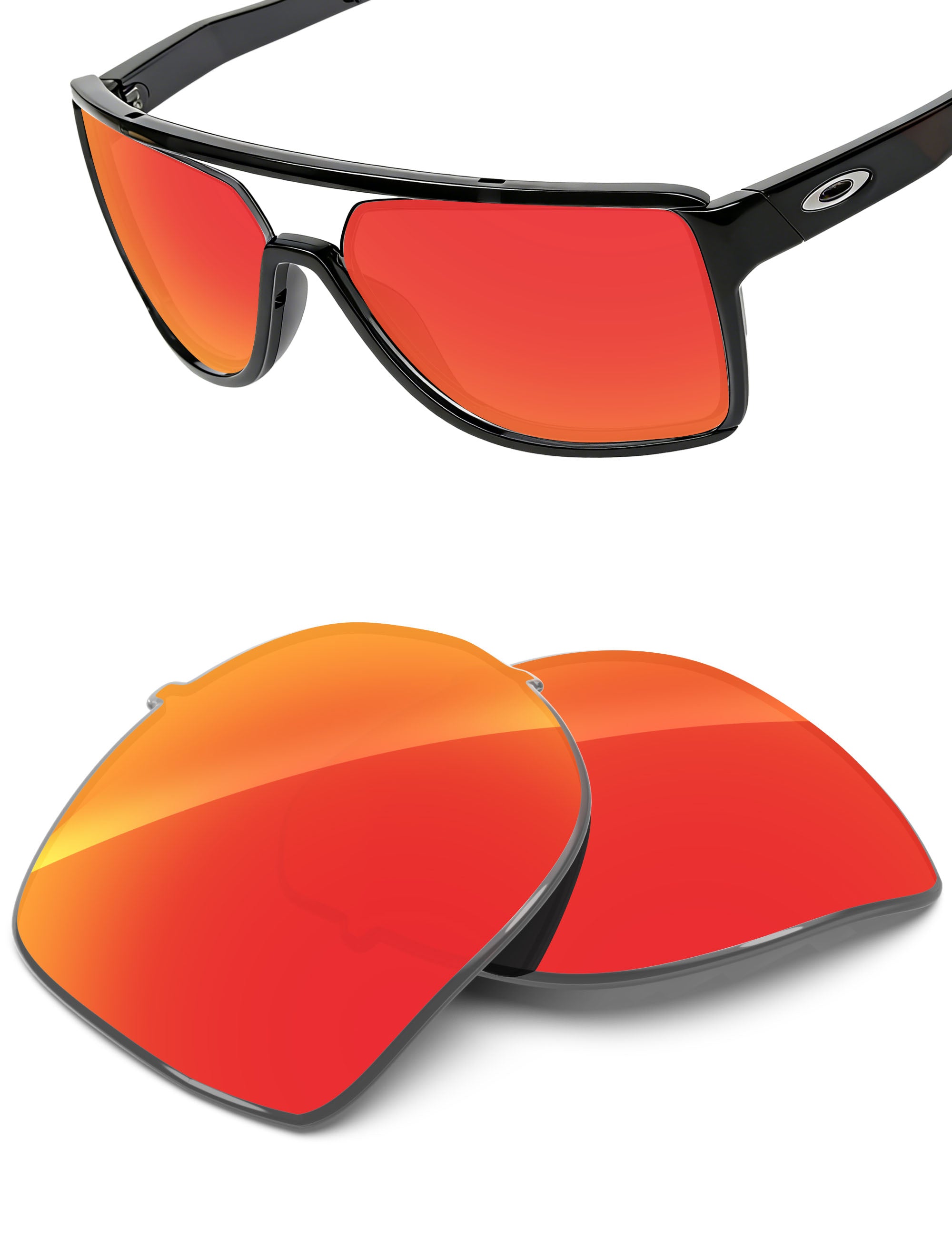 Fire Red FlashMirror™-Non-Polarized
