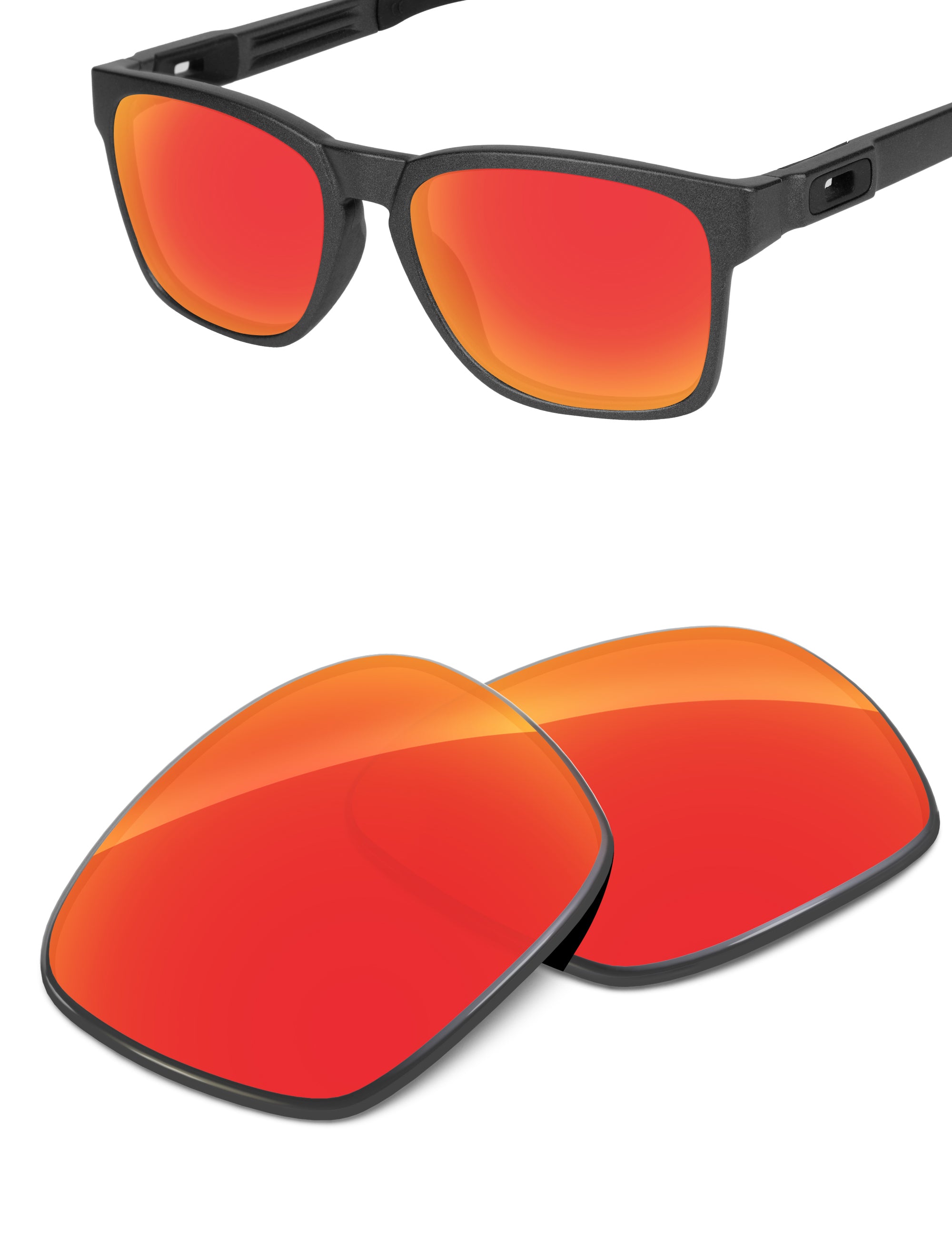 Fire Red FlashMirror™-Non-Polarized