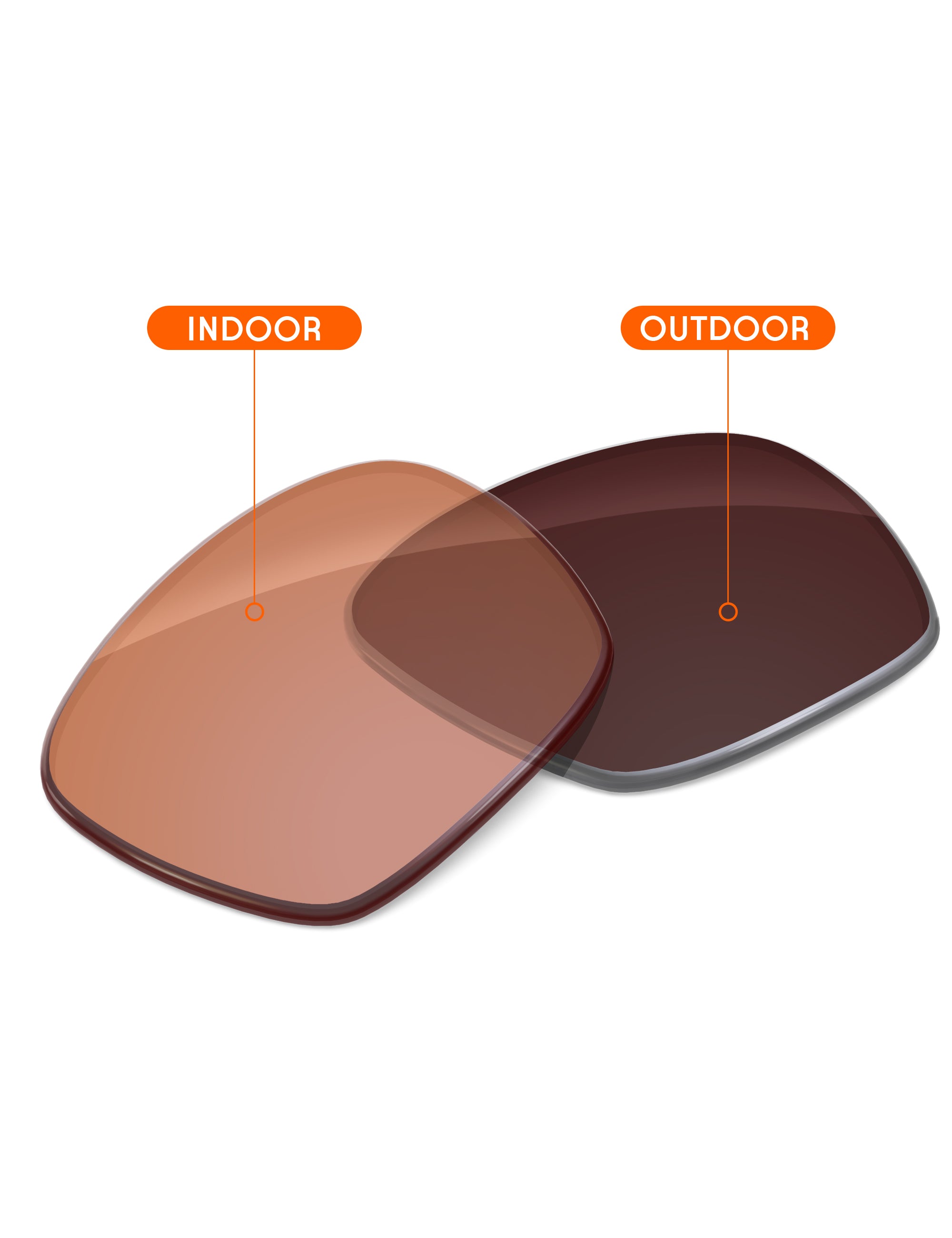 Orange Tint Photochromic-Non-Polarized