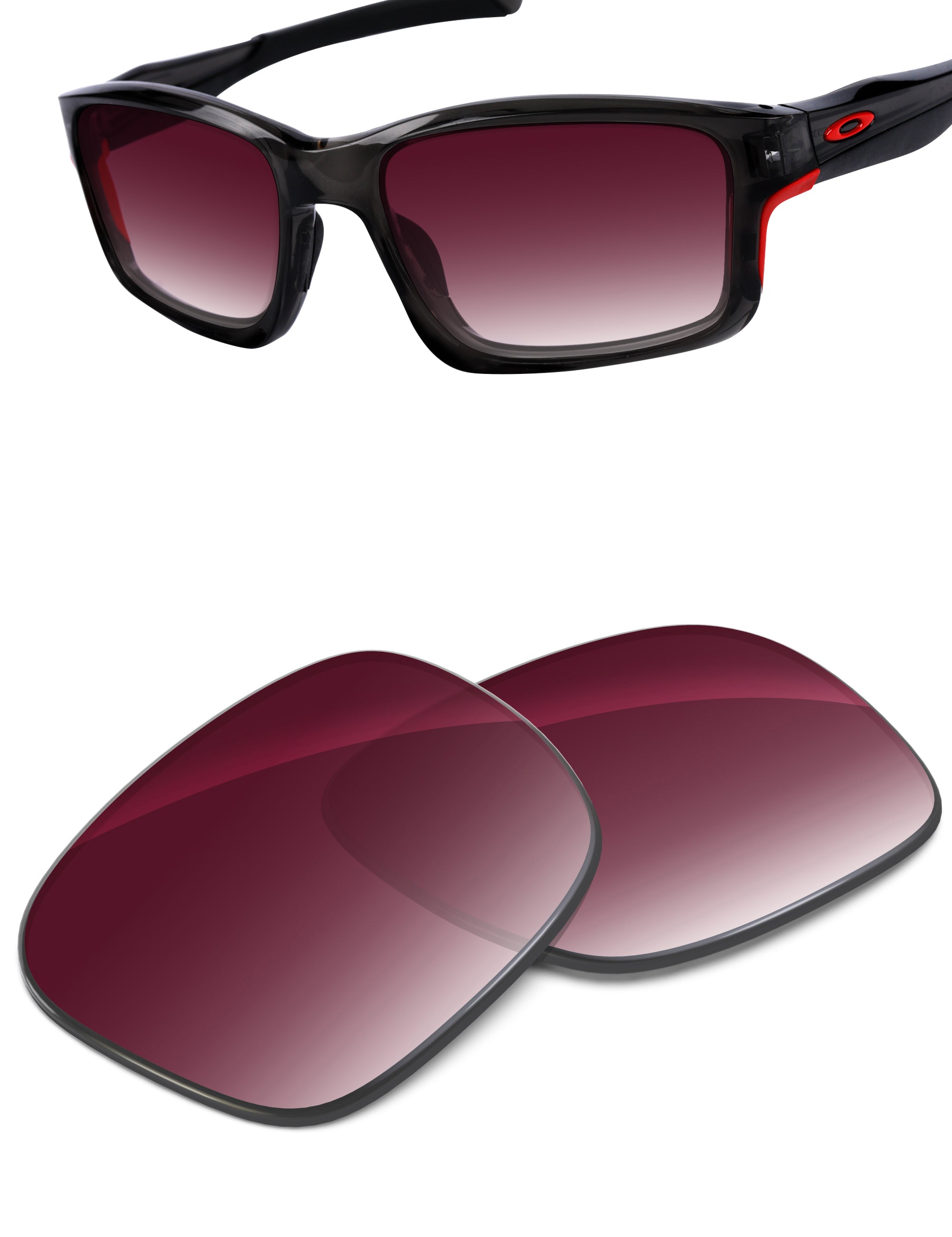 Wine Red Gradient-Non-Polarized