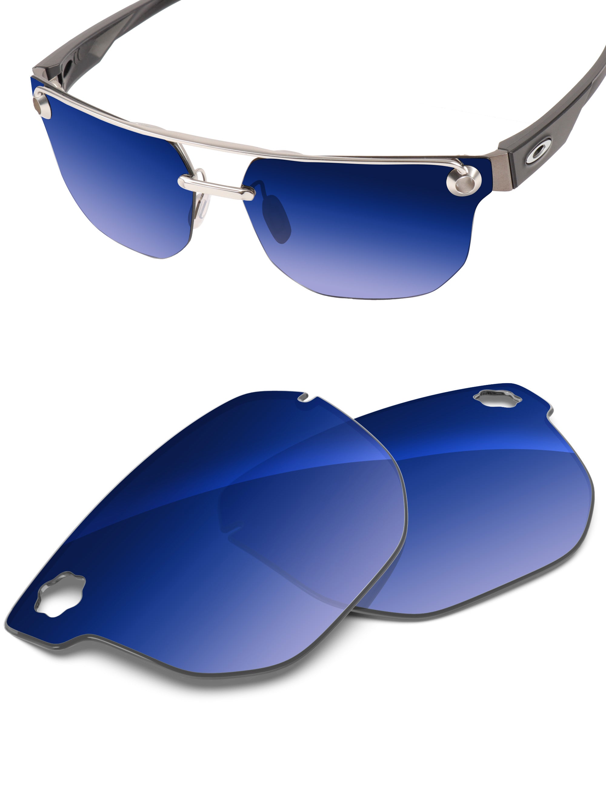 Aqua Blue Gradient-Non-Polarized