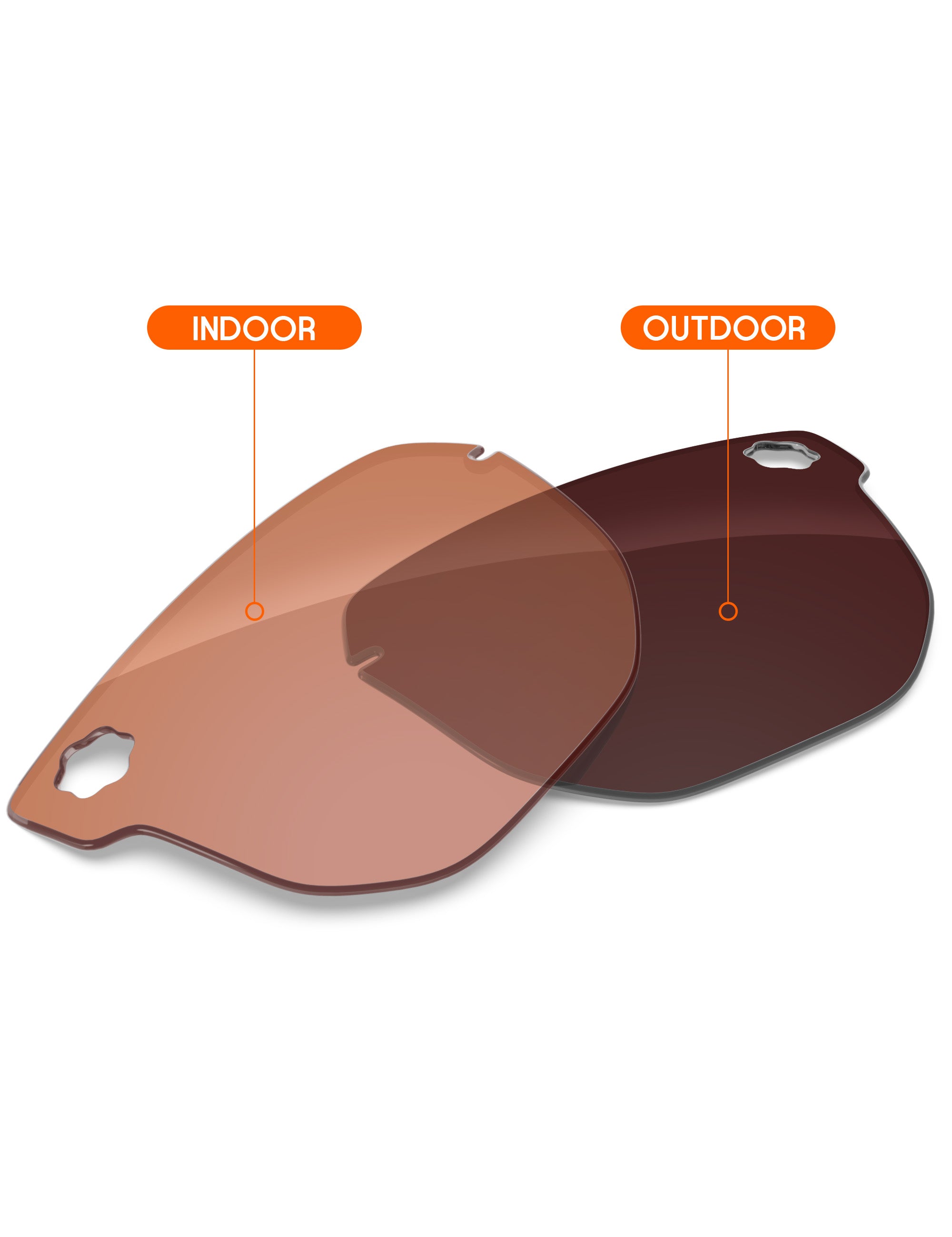 Orange Tint Photochromic-Non-Polarized
