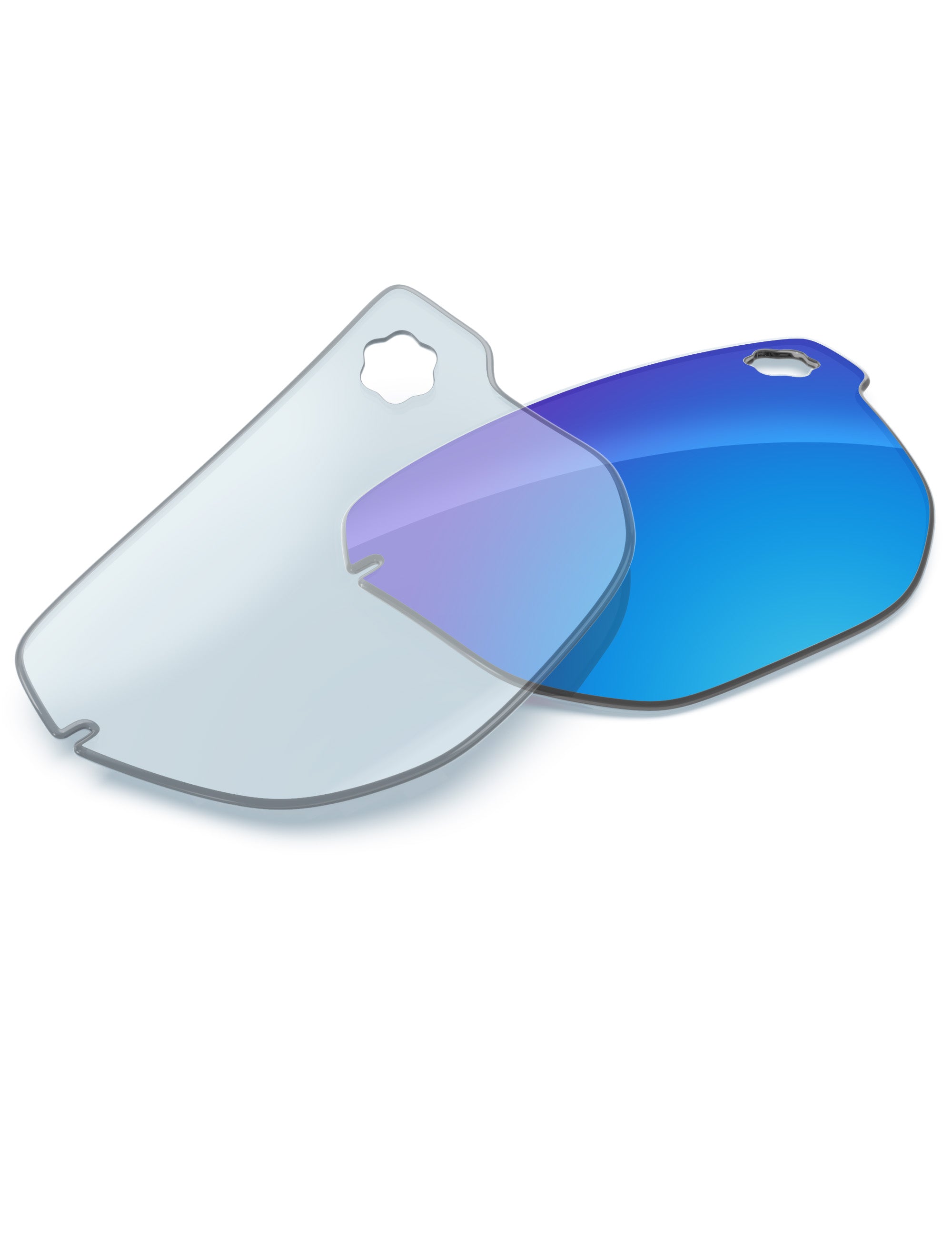 Sky Blue FlashMirror™ Photochromic-Non-Polarized
