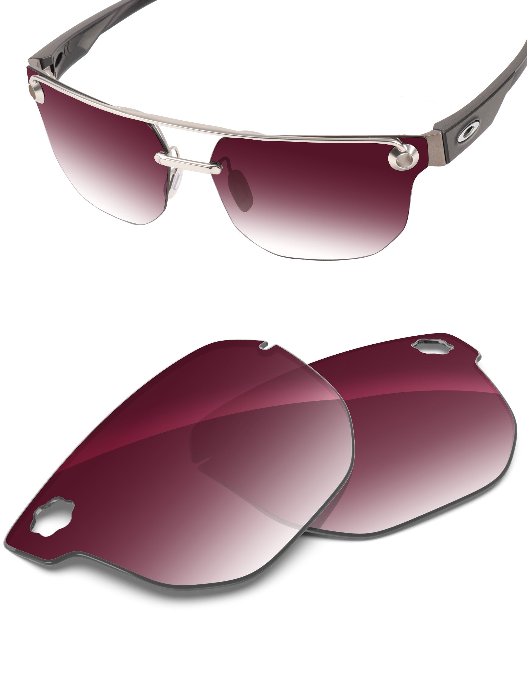 Wine Red Gradient-Non-Polarized