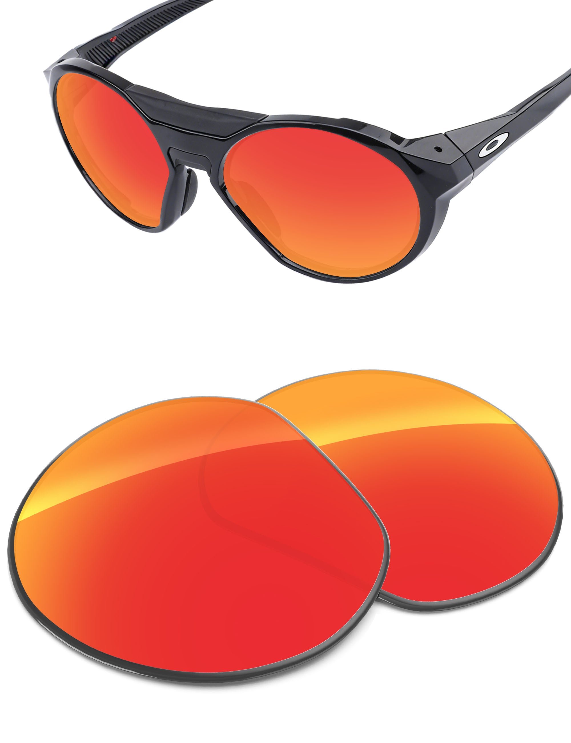 Fire Red FlashMirror™-Non-Polarized