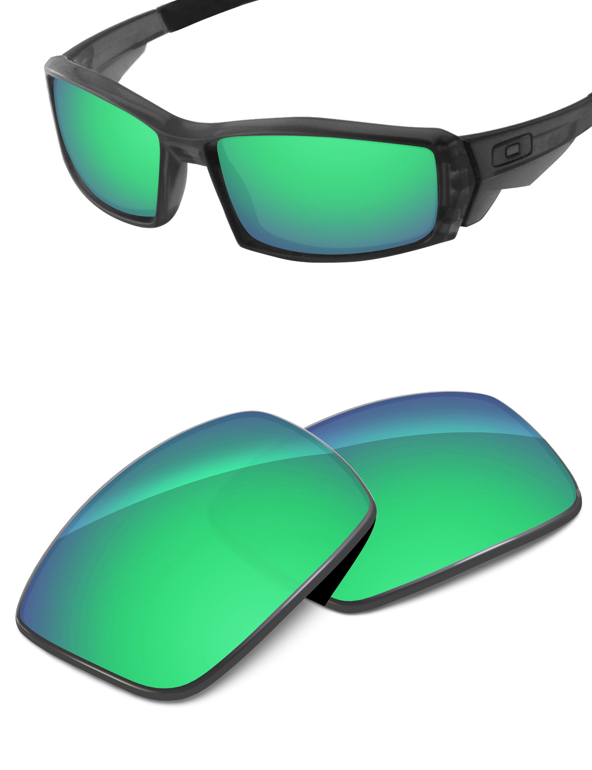 Emerald Green FlashMirror™-Non-Polarized