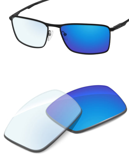 Sky Blue FlashMirror™ Photochromic-Non-Polarized