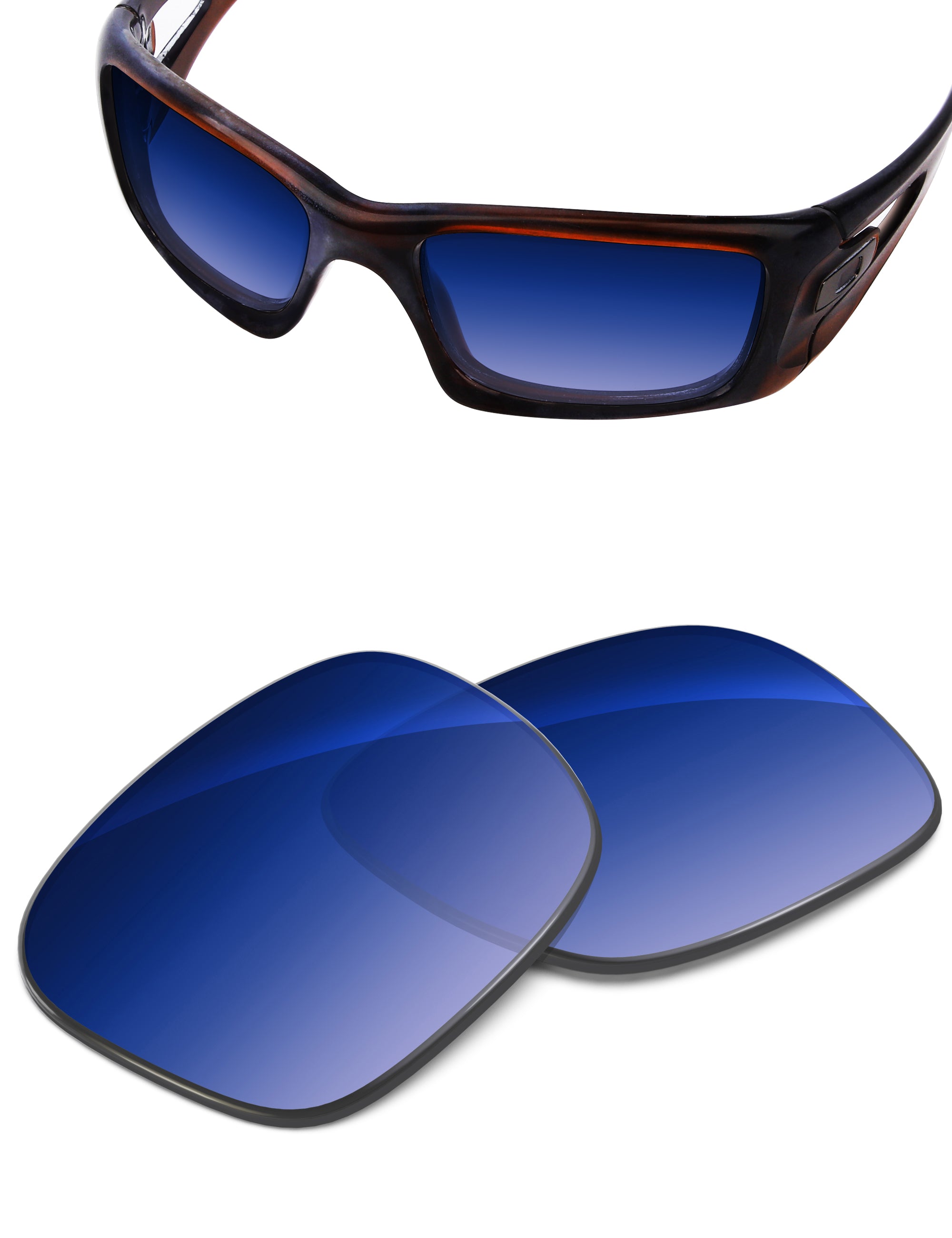 Aqua Blue Gradient-Non-Polarized