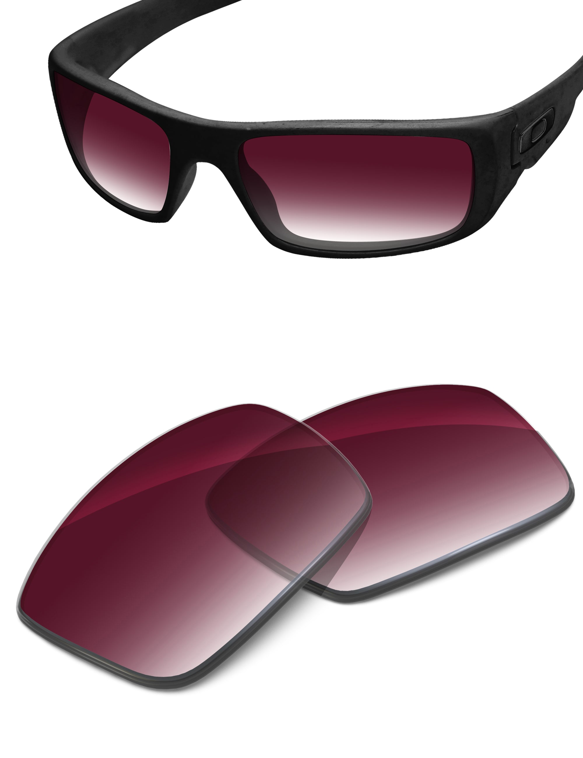 Wine Red Gradient-Non-Polarized