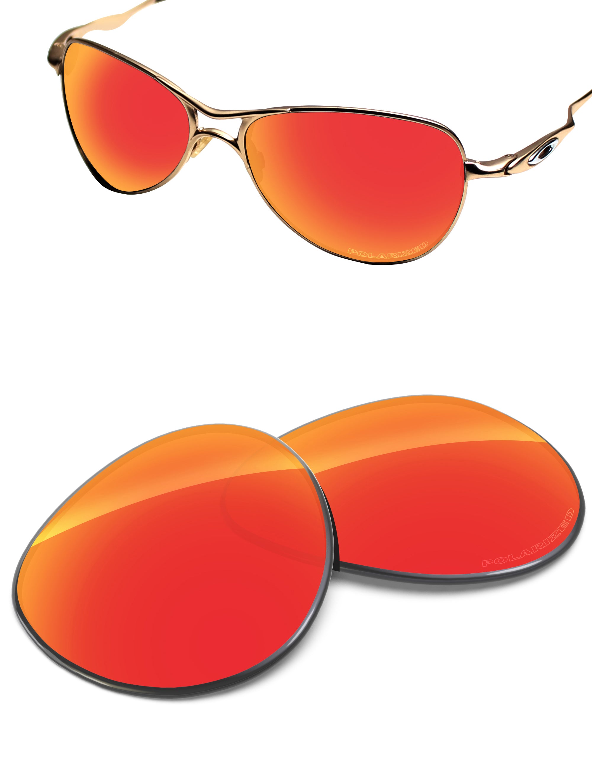 Fire Red FlashMirror™-Polarized