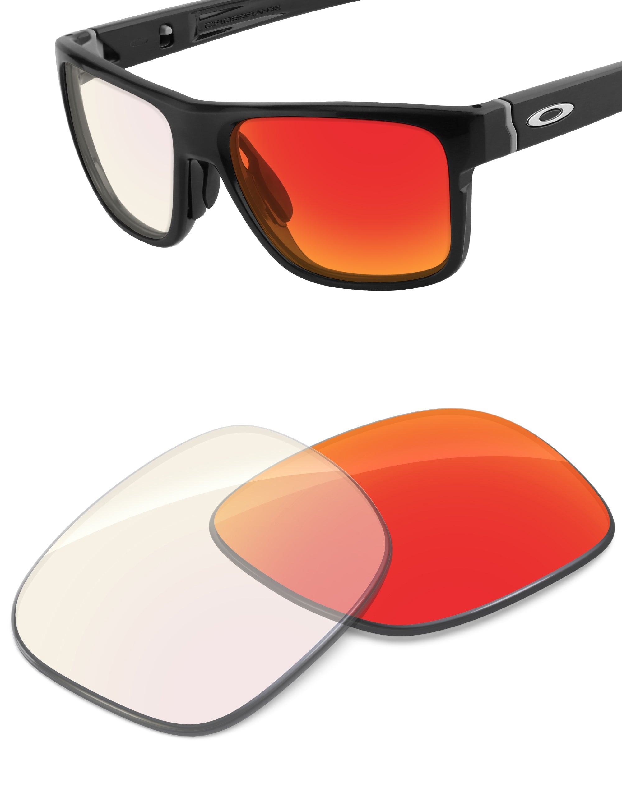 Fire Red FlashMirror™ Photochromic-Non-Polarized