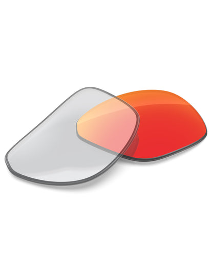 Fire Red FlashMirror™ Photochromic-Non-Polarized