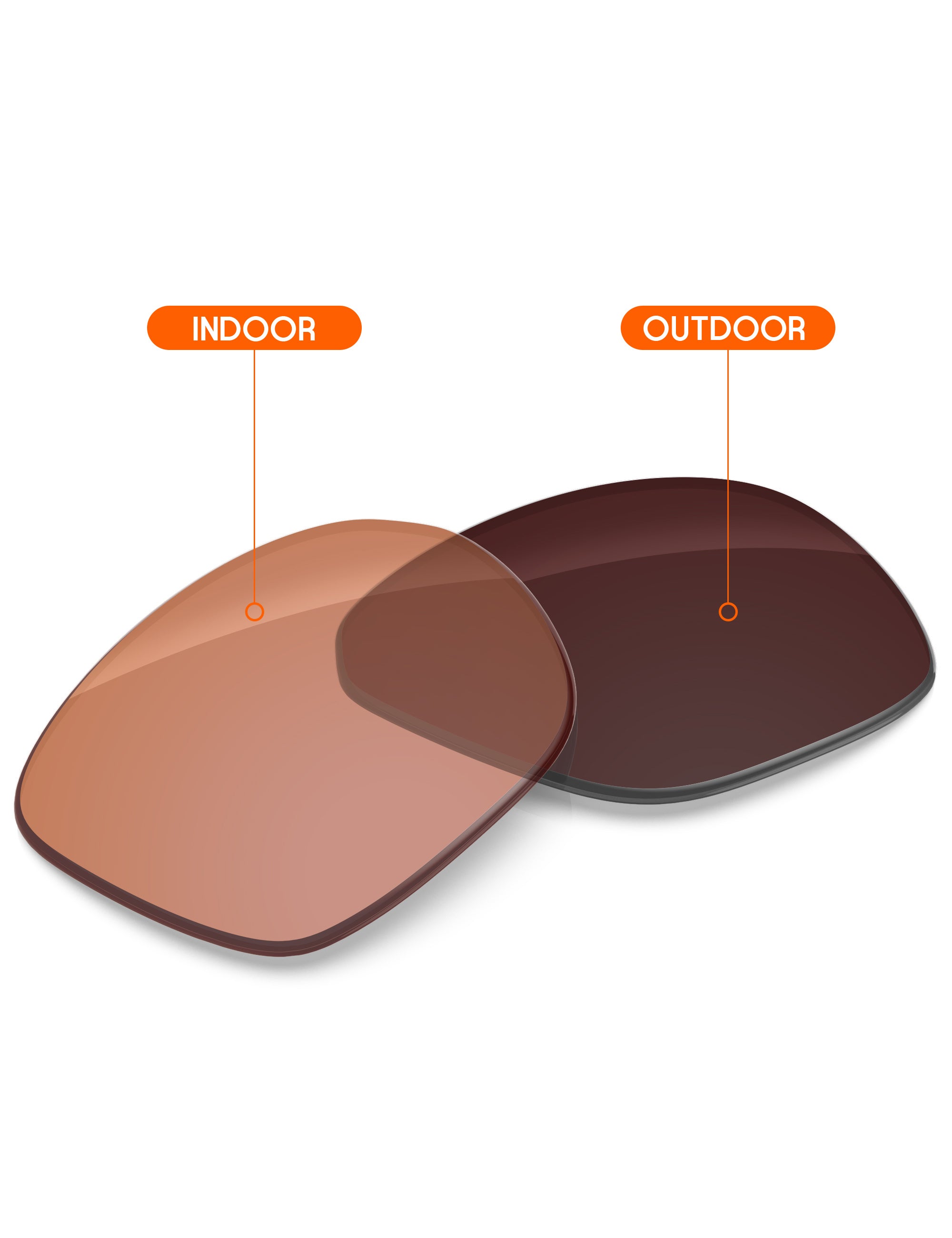 Orange Tint Photochromic-Non-Polarized