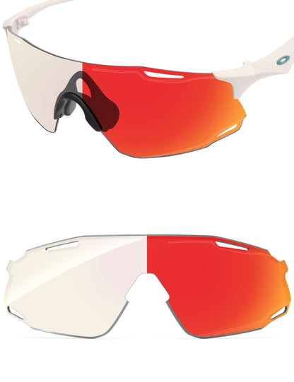 Fire Red FlashMirror™ Photochromic-Non-Polarized