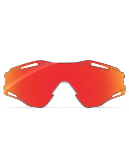 Fire Red FlashMirror™-Non-Polarized