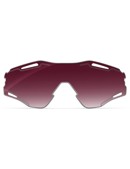 Wine Red Gradient-Non-Polarized