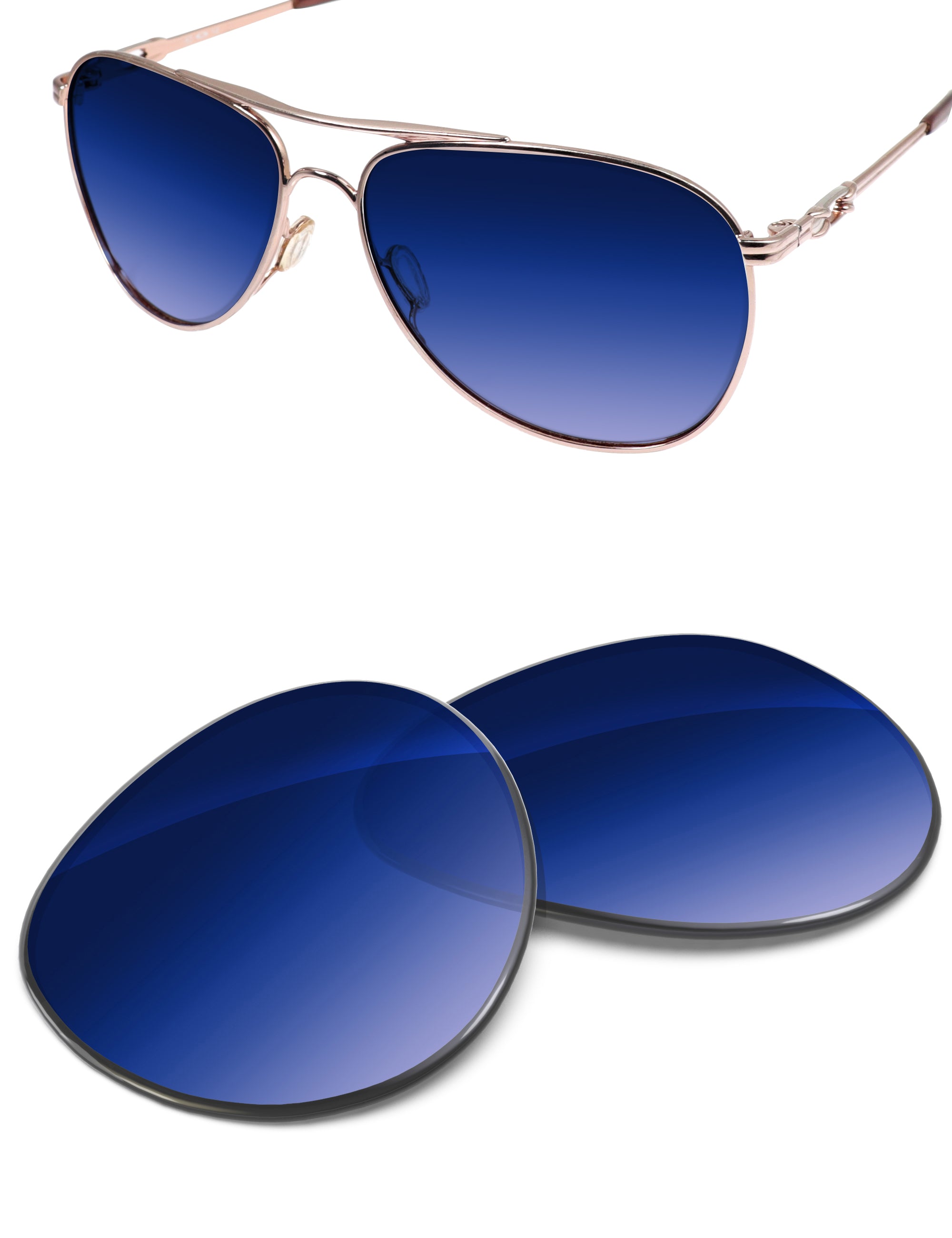 Aqua Blue Gradient-Non-Polarized