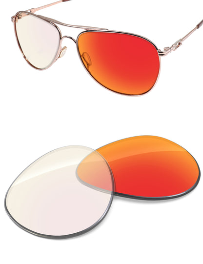 Fire Red FlashMirror™ Photochromic-Non-Polarized