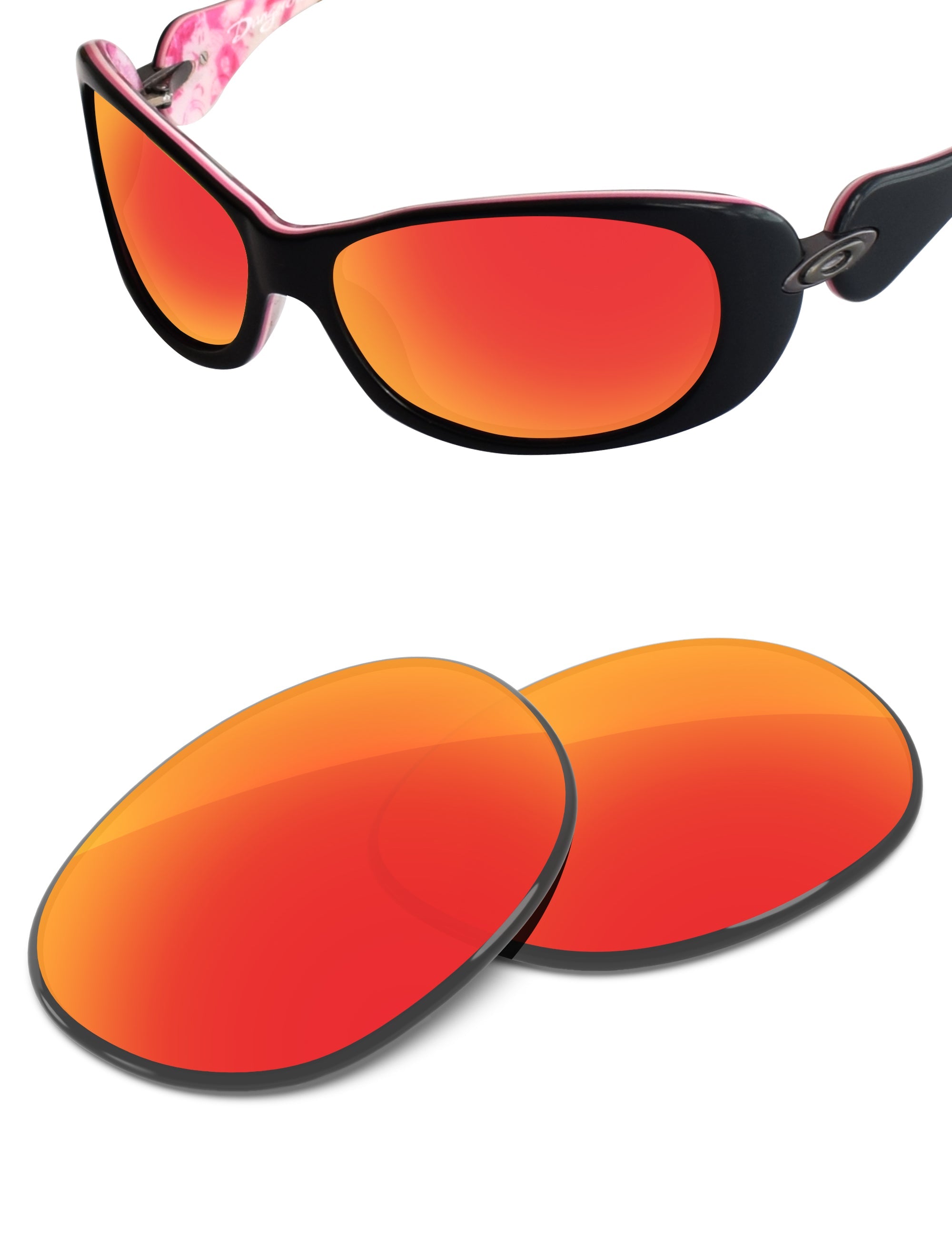 Fire Red FlashMirror™-Non-Polarized