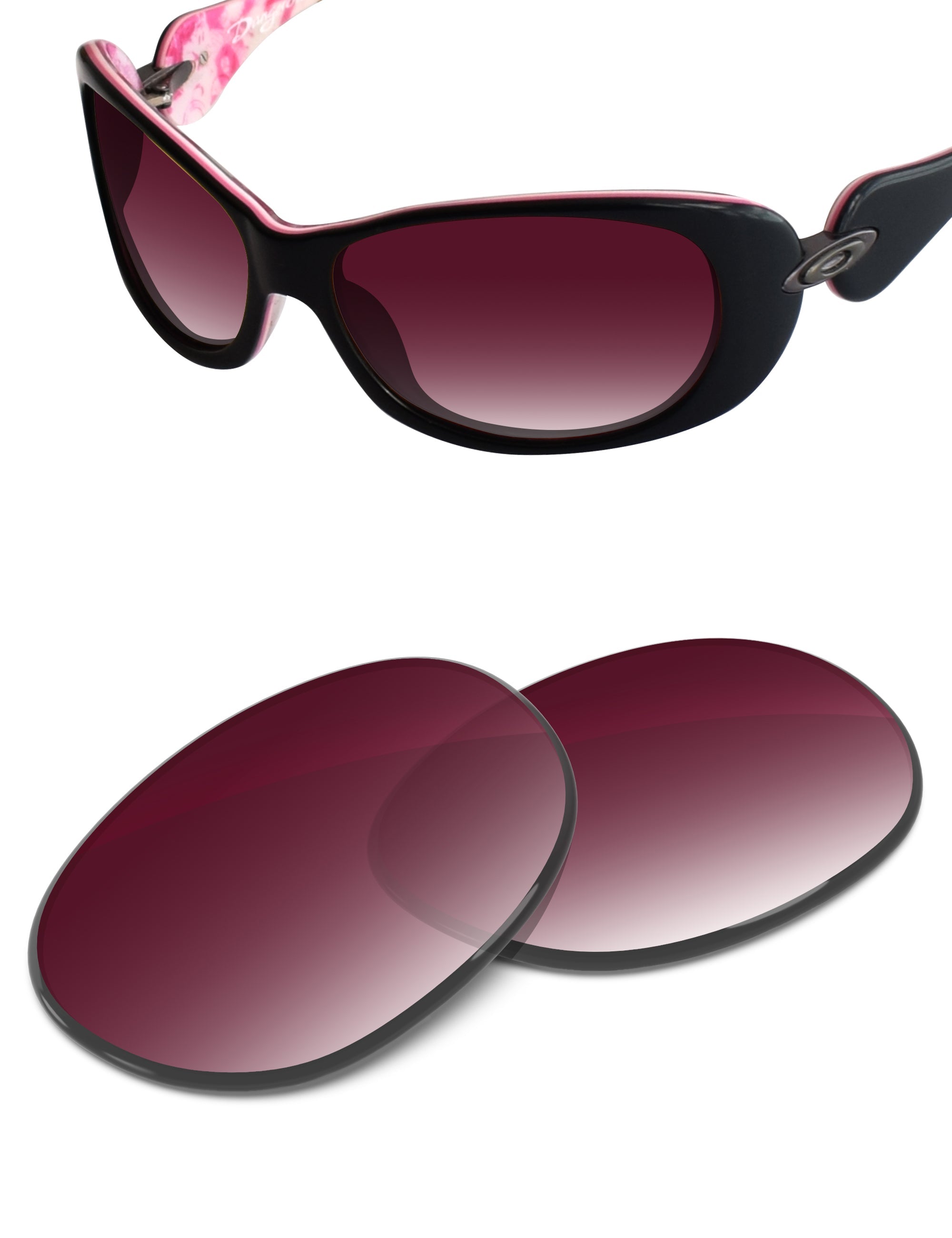 Wine Red Gradient-Non-Polarized