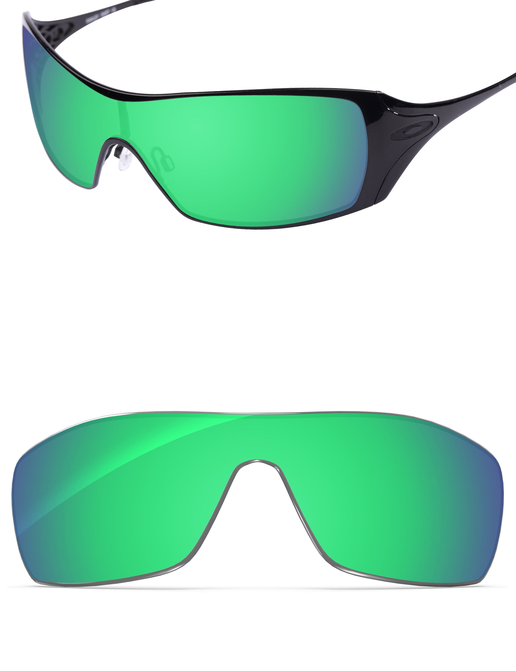Emerald Green FlashMirror™-Non-Polarized