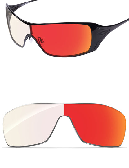 Fire Red FlashMirror™ Photochromic-Non-Polarized