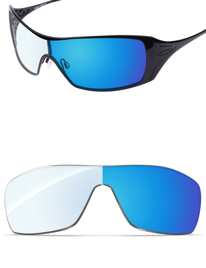 Sky Blue FlashMirror™ Photochromic-Non-Polarized