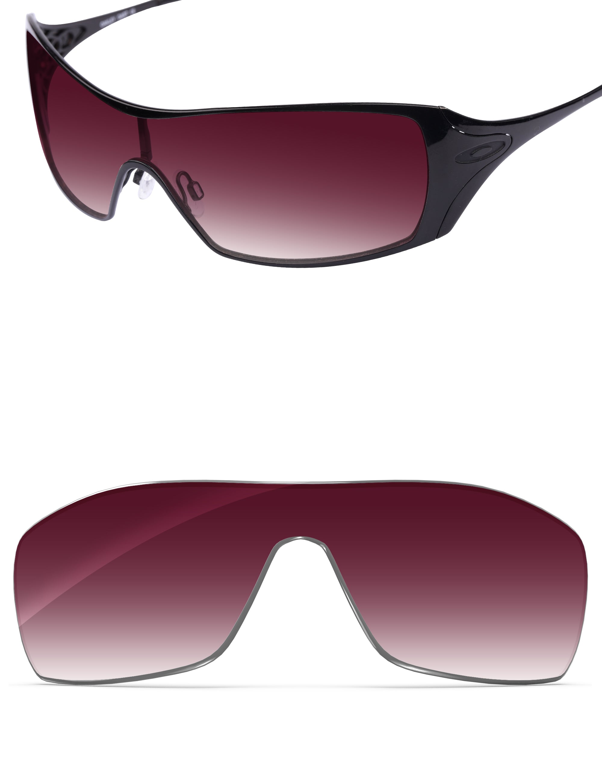 Wine Red Gradient-Non-Polarized