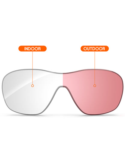 Adapt Pink Photochromic-Non-Polarized