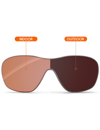 Orange Tint Photochromic-Non-Polarized