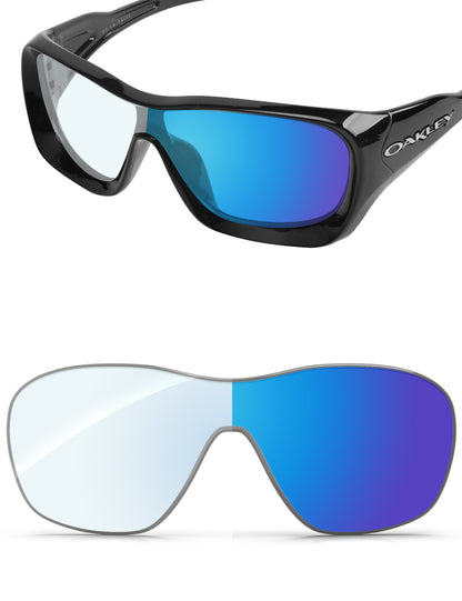Sky Blue FlashMirror™ Photochromic-Non-Polarized